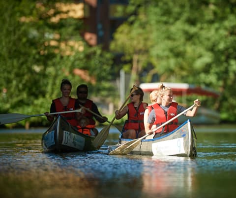 Lej kanoer i centrum af Odense